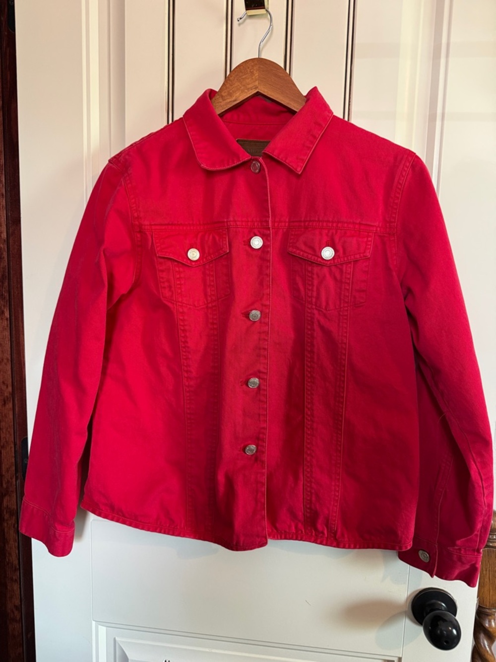 Pendleton Button-Front JeanJacket, Silver “Pendleton” Button. Good Condition. - Picture 5 of 5